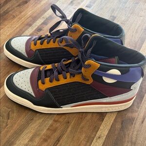 Adidas Men's Forum Mid Patchwork Shoes Size 12